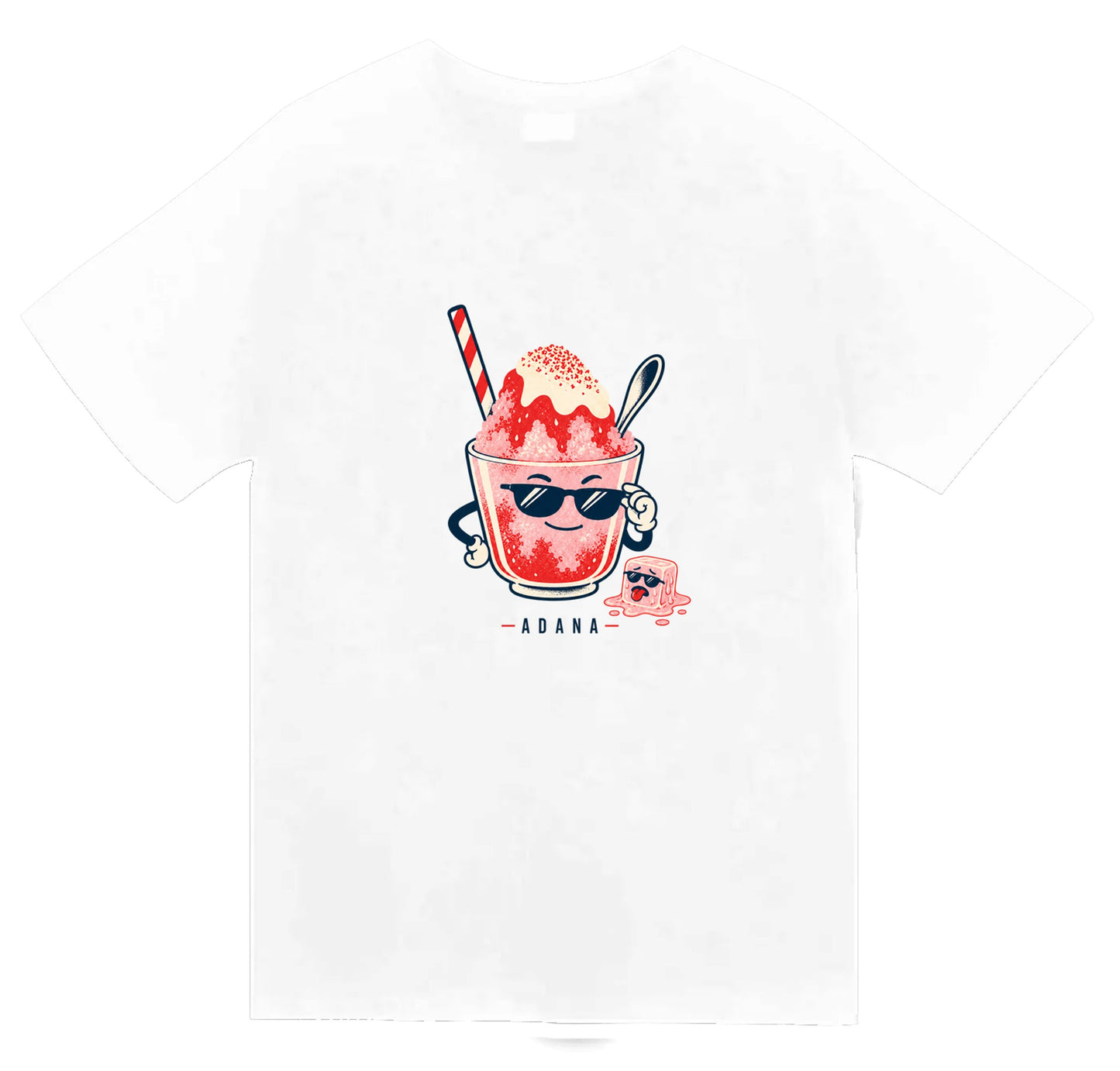 Adana Bici Bici baskılı beyaz t-shirt