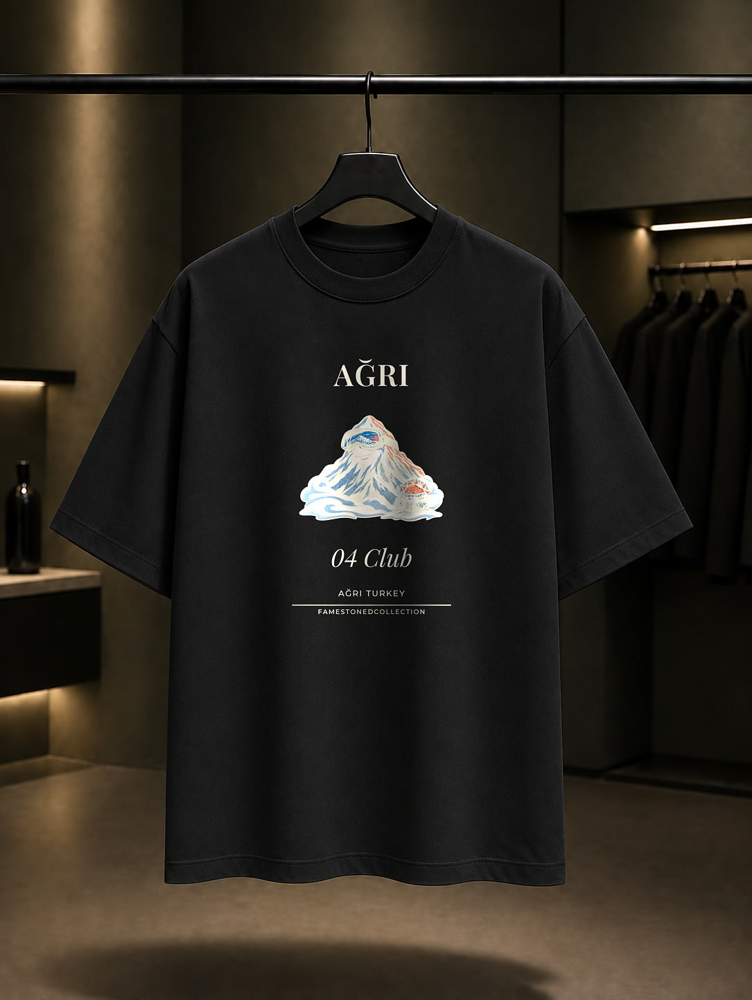 Ağrı Dağı 04 Club Tişört Siyah