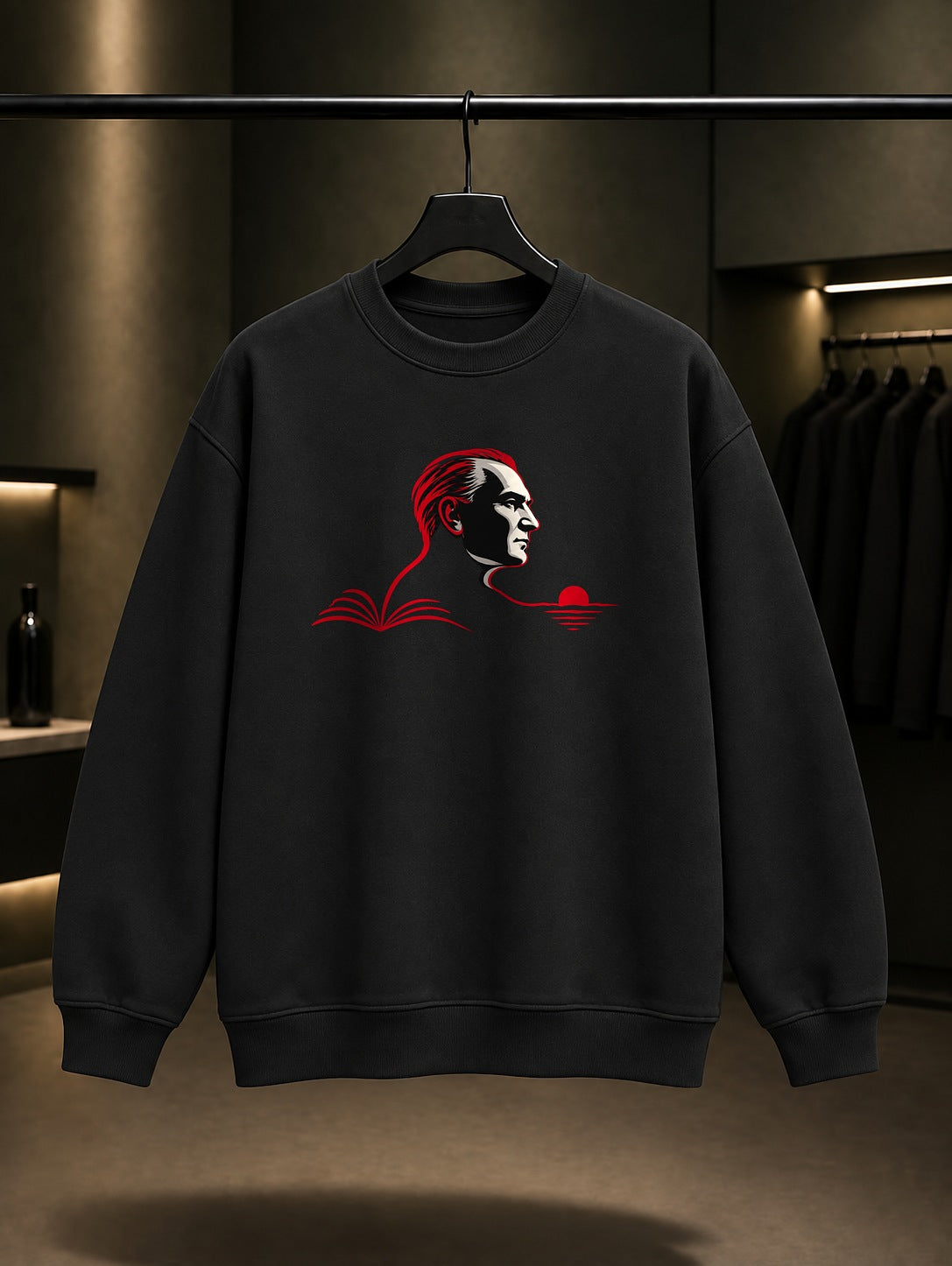 Red Thread Baskılı Unisex %100 Pamuk Sweatshirt