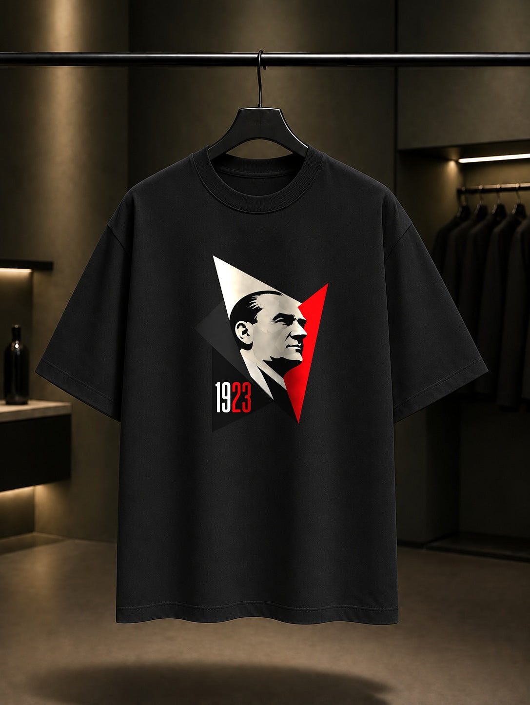 Folded Time Baskılı Unisex %100 Pamuk Tişört