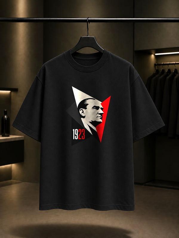 Folded Time Baskılı Unisex %100 Pamuk Tişört