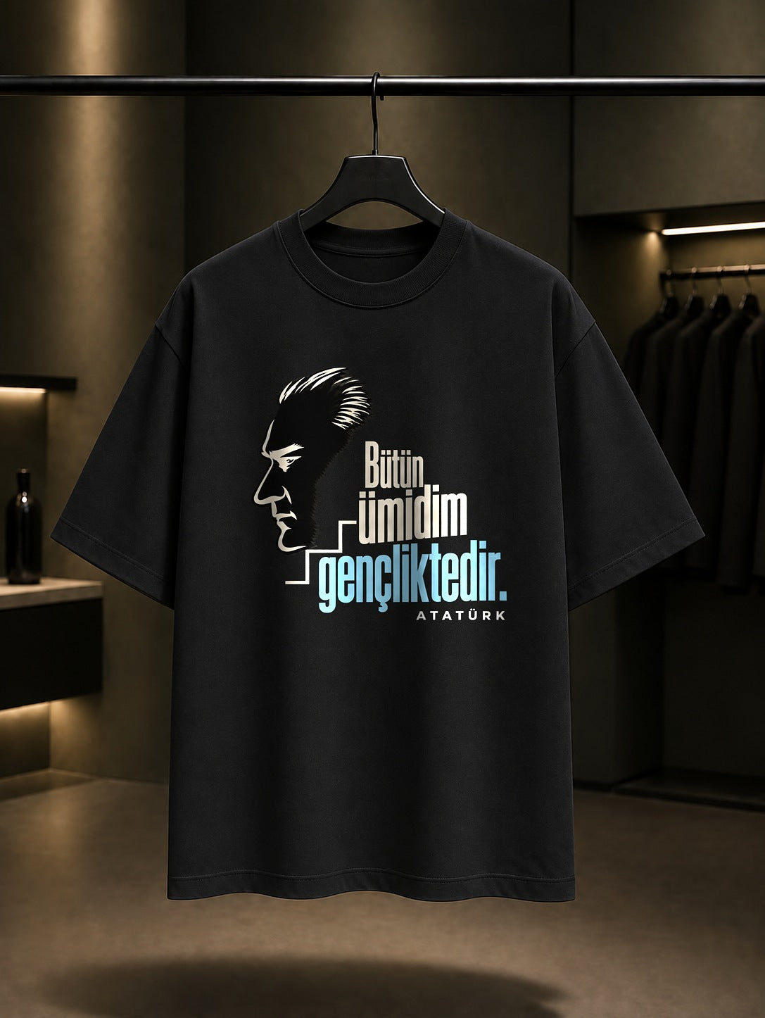 Youth Rise Baskılı Unisex %100 Pamuk Tişört