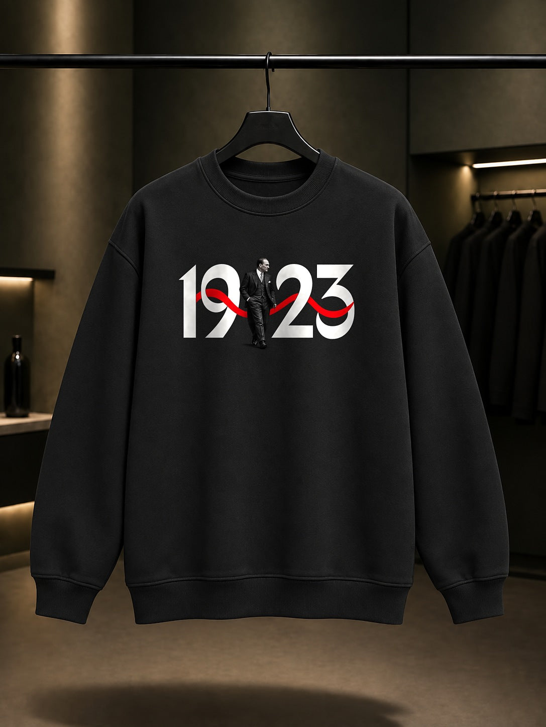 Republic Bridge Baskılı Unisex %100 Pamuk Sweatshirt