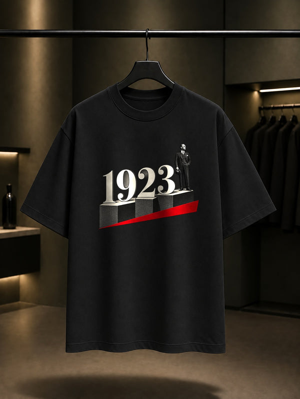 Republic Stair Baskılı Unisex %100 Pamuk Tişört