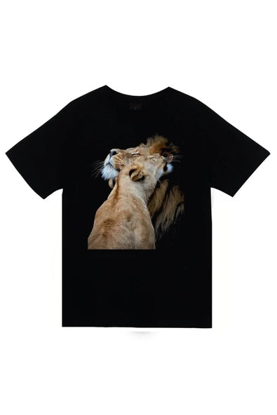 fame-stoned  Unisex Siyah Baskılı T-shirt