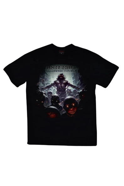 fame-stoned  Disturbed Baskılı T-shirt