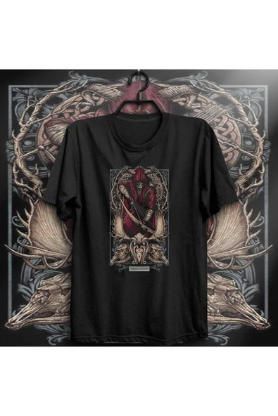 fame-stoned  Unisex Siyah Baskılı T-Shirt
