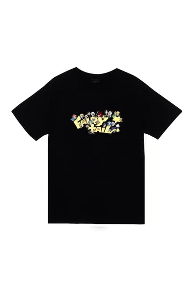fame-stoned  Fairy Tail Anime Baskılı Unisex %100 Pamuk Kırmızı T-shirt
