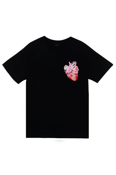 fame-stoned Pink Floyd Baskılı Unisex %100 Pamuk Siyah T-shirt