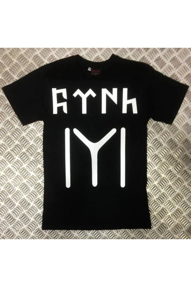 fame-stoned  Türk Kayı Boyu Baskılı T-shirt