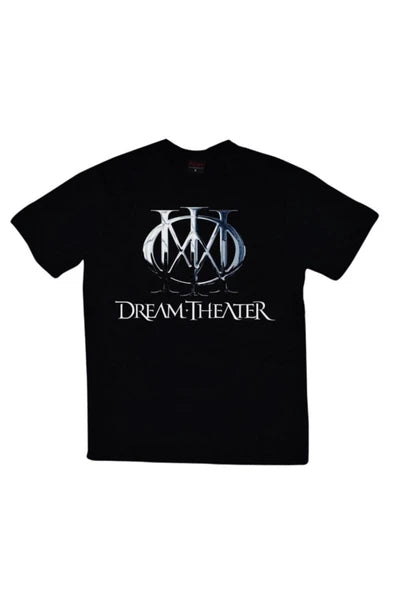fame-stoned  Dream Theater Baskılı Unisex Siyah %100 Pamuk T-shirt