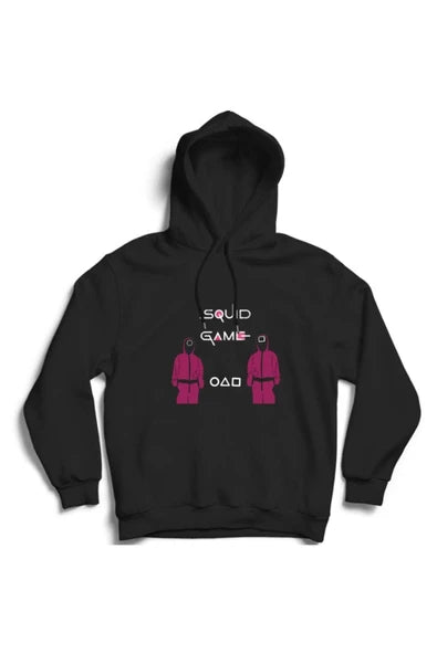 fame-stoned Squid Game Dizi Baskılı Kapüşonlu Sweatshirt