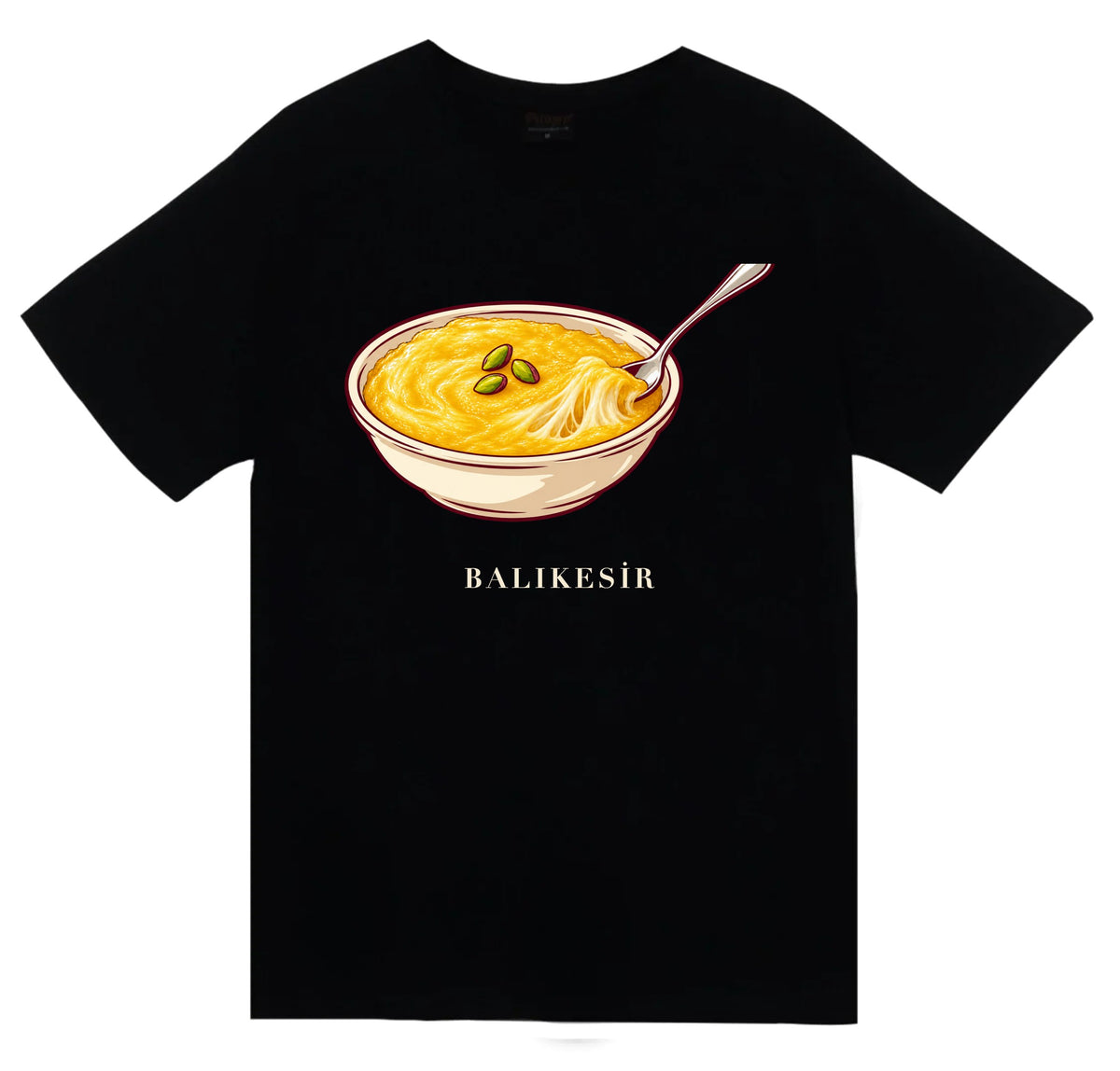 Balıkesir Höşmerim baskılı siyah t-shirt