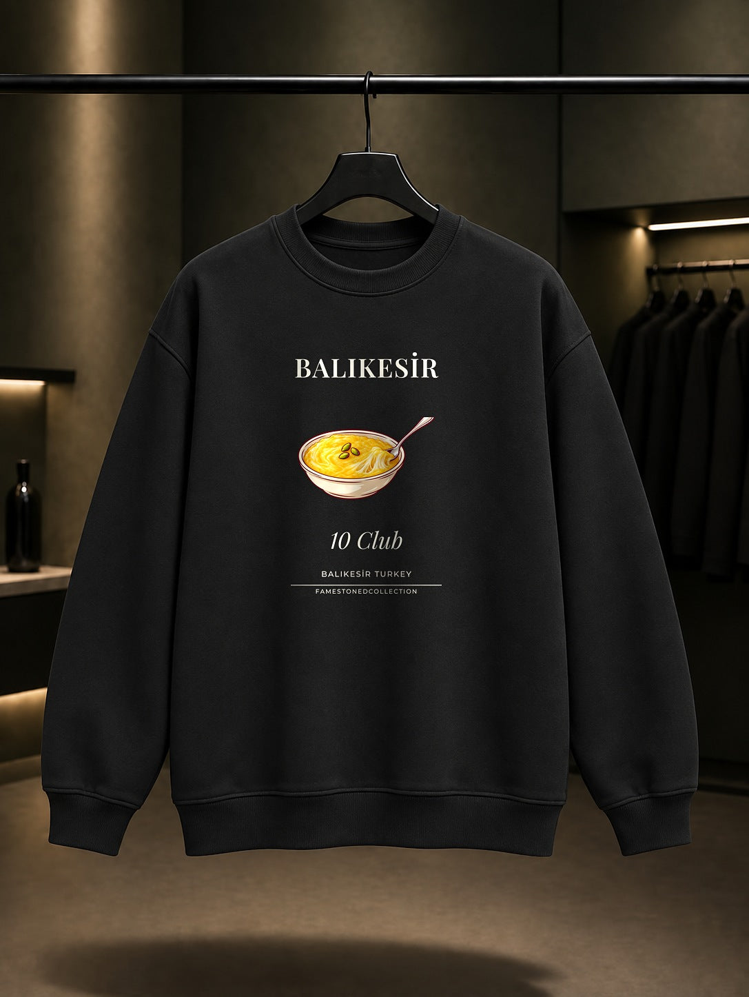 Balıkesir Höşmerim 10 Club Sweatshirt Siyah