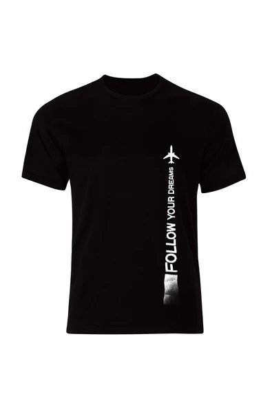 fame-stoned  Uçak Baskılı Unisex %100 Pamuk T-shirt ( Havacılık , Airport , Pilot , Tişört )