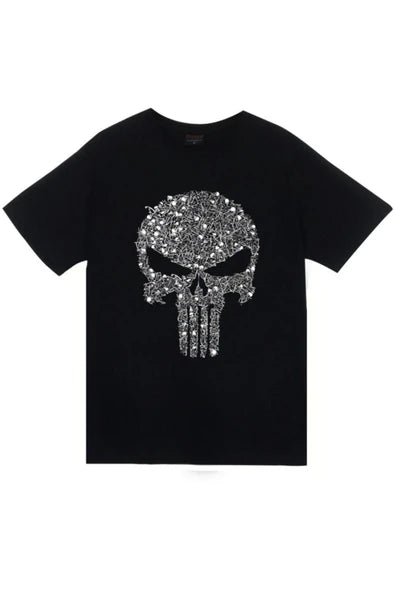 fame-stoned  Kuru Kafa Baskılı Unisex %100 Pamuk T-shirt