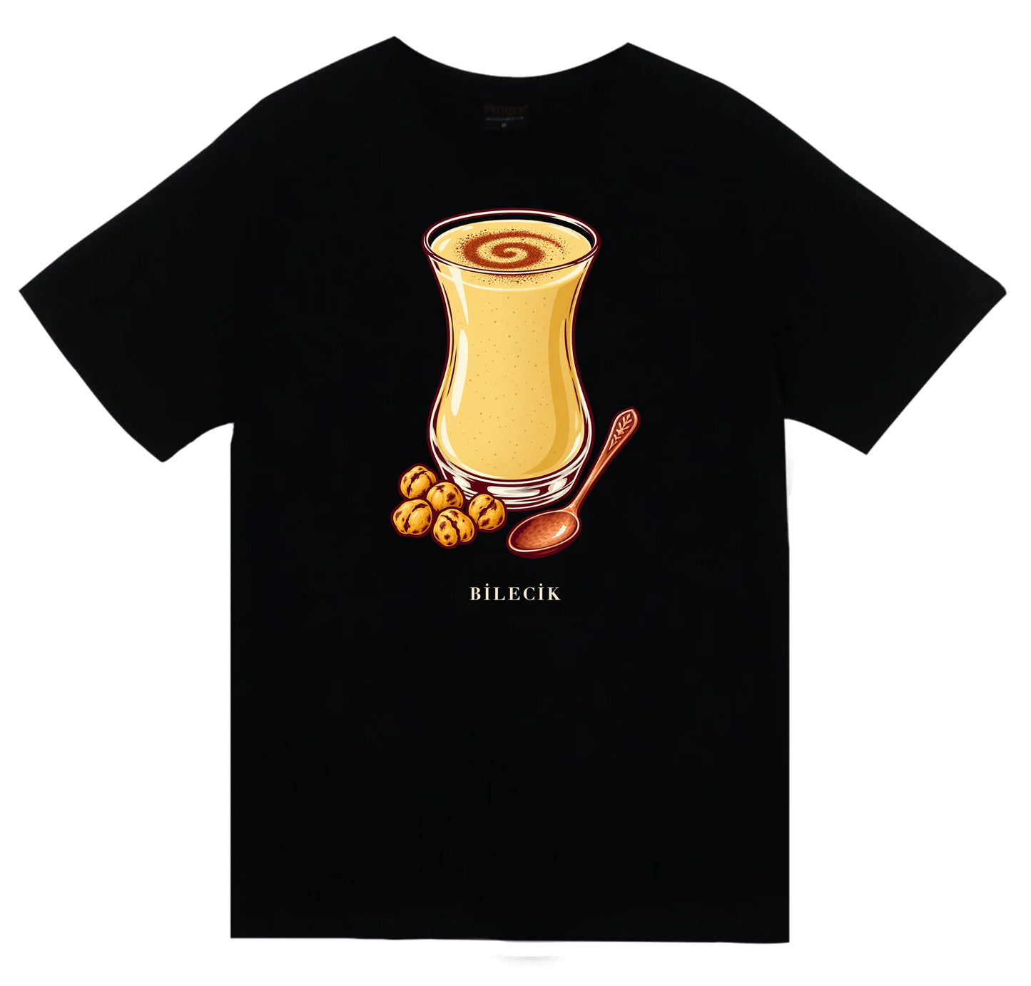 Bilecik Pazaryeri Bozası baskılı siyah t-shirt