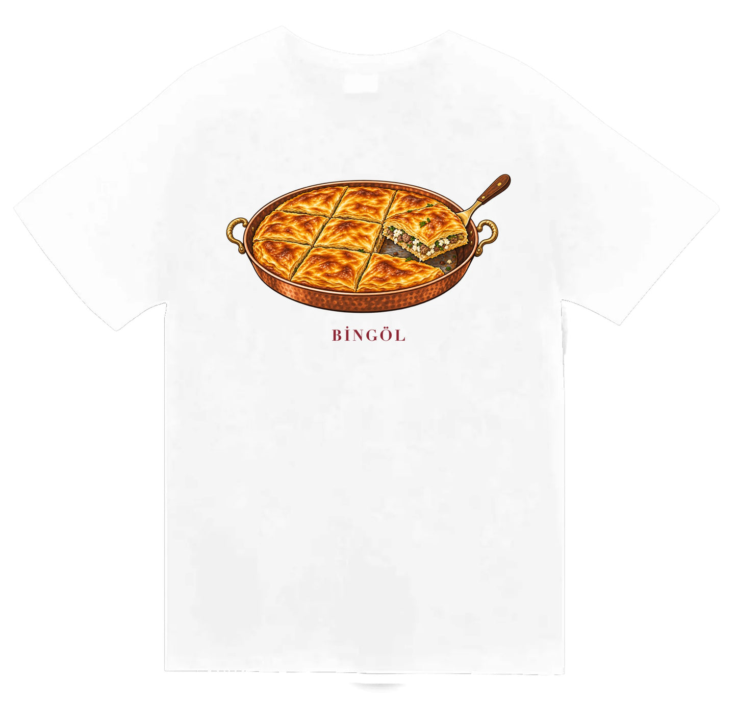 Bingöl Lol baskılı beyaz t-shirt
