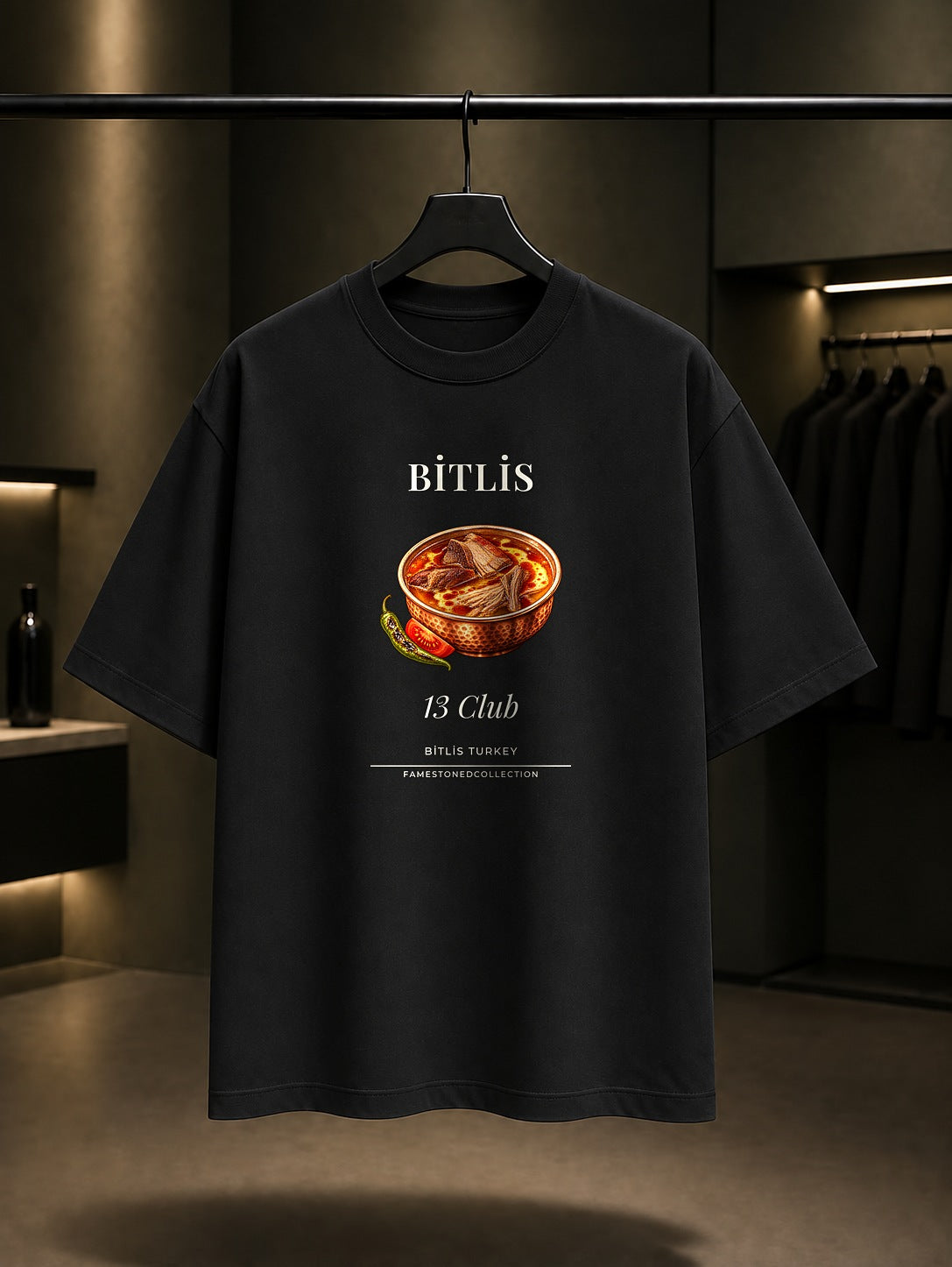 Bitlis Avşor 13 Club Tişört Siyah