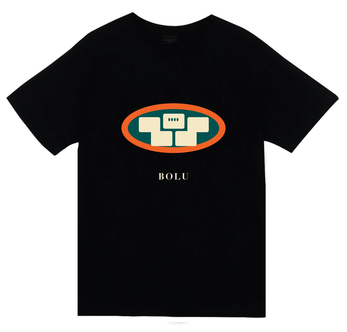 Bolu Mudurnu Saray Helvası baskılı siyah t-shirt