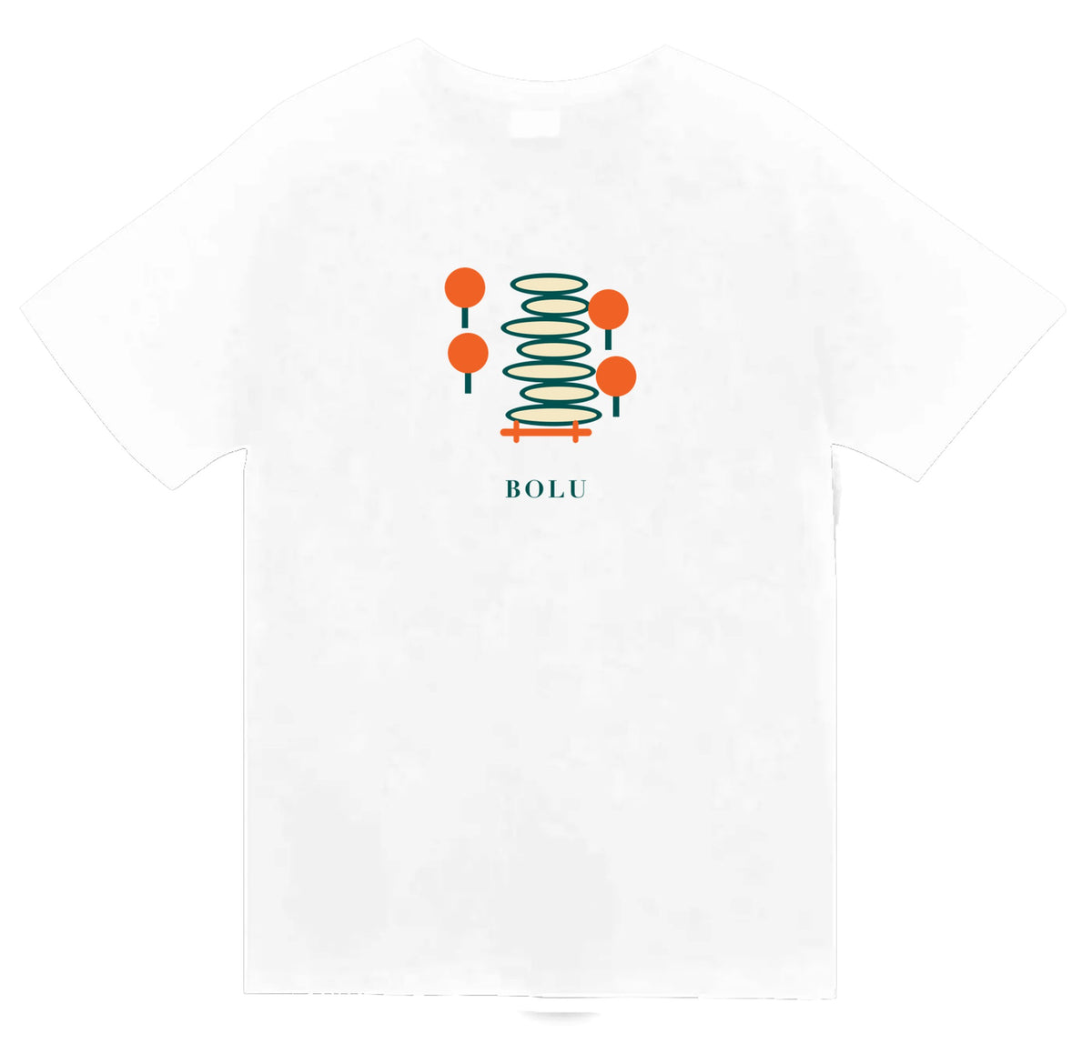 Bolu Yedigöller baskılı beyaz t-shirt