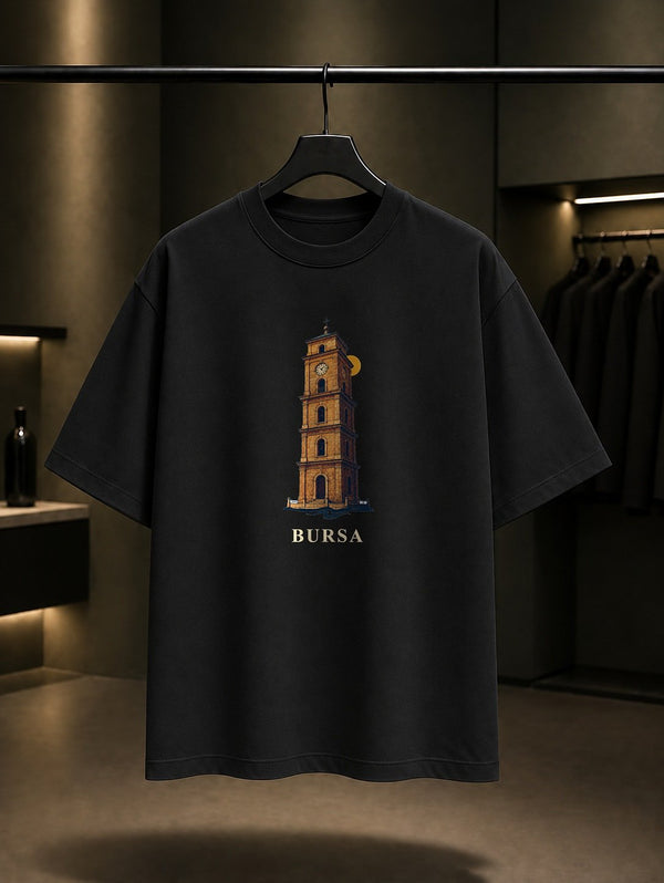 Bursa İnegöl Köfte baskılı siyah t-shirt