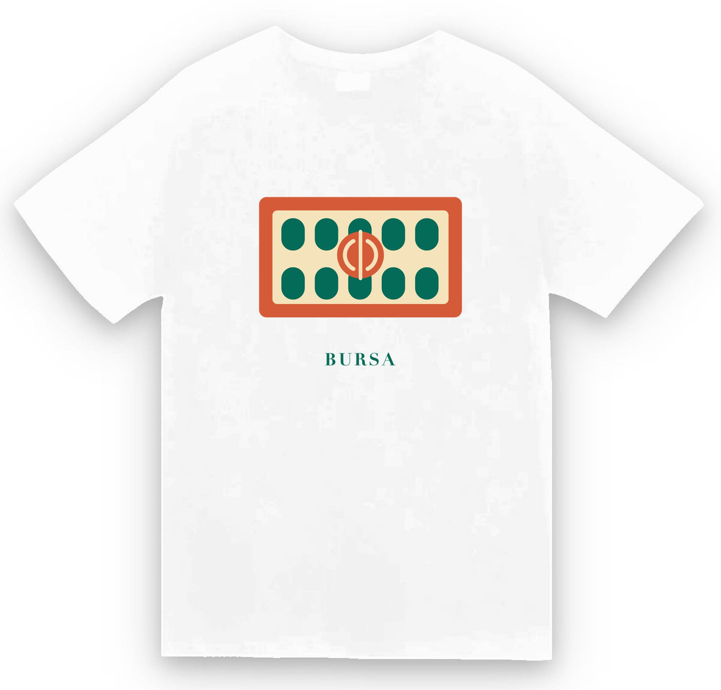 Bursa Koza Han baskılı beyaz t-shirt