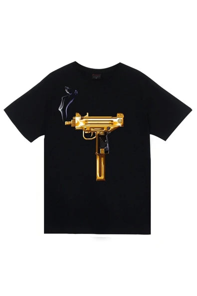 fame-stoned  Uzi Baskılı T-shirt