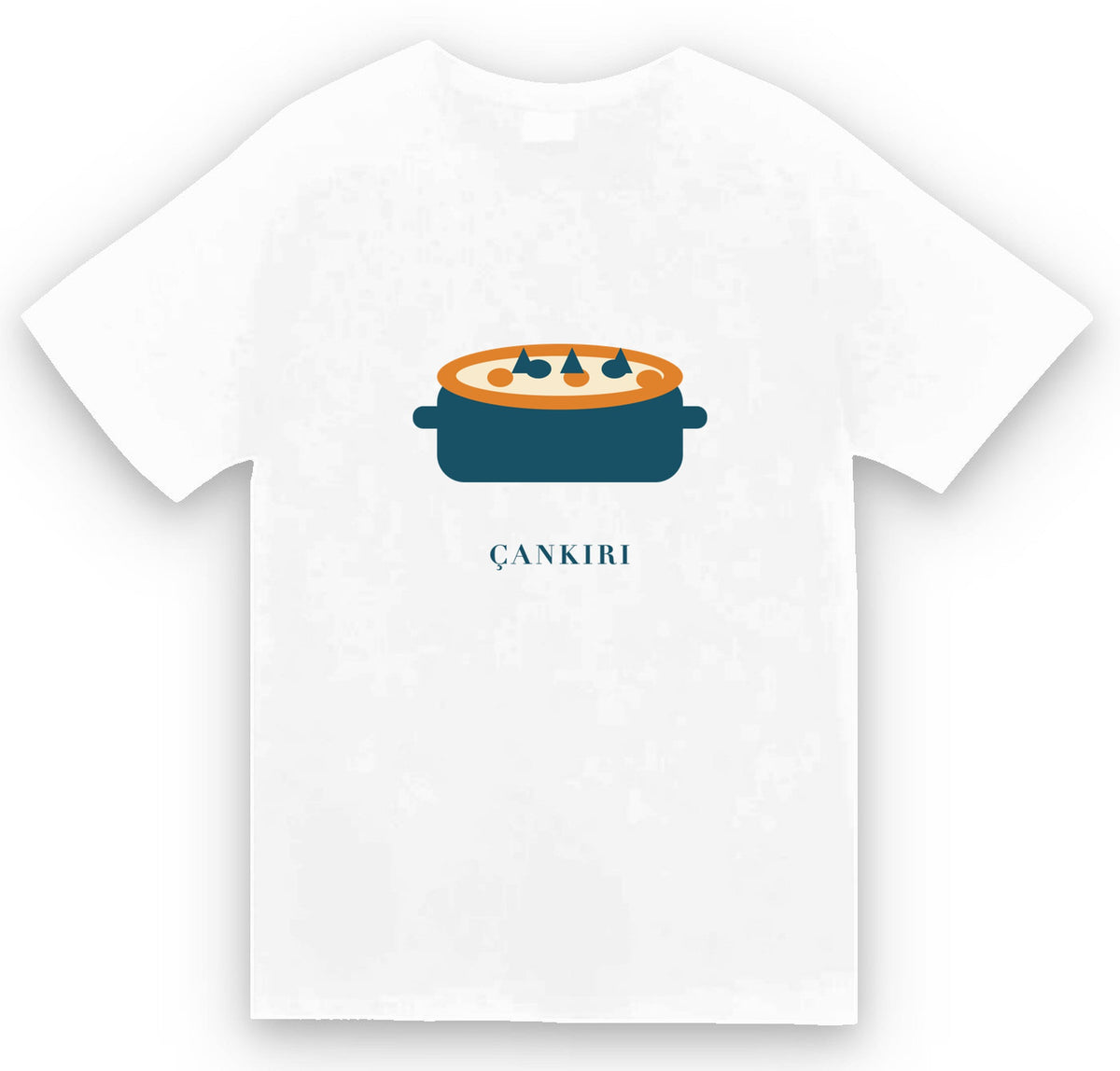 Çankırı Yaren Güveci baskılı beyaz t-shirt