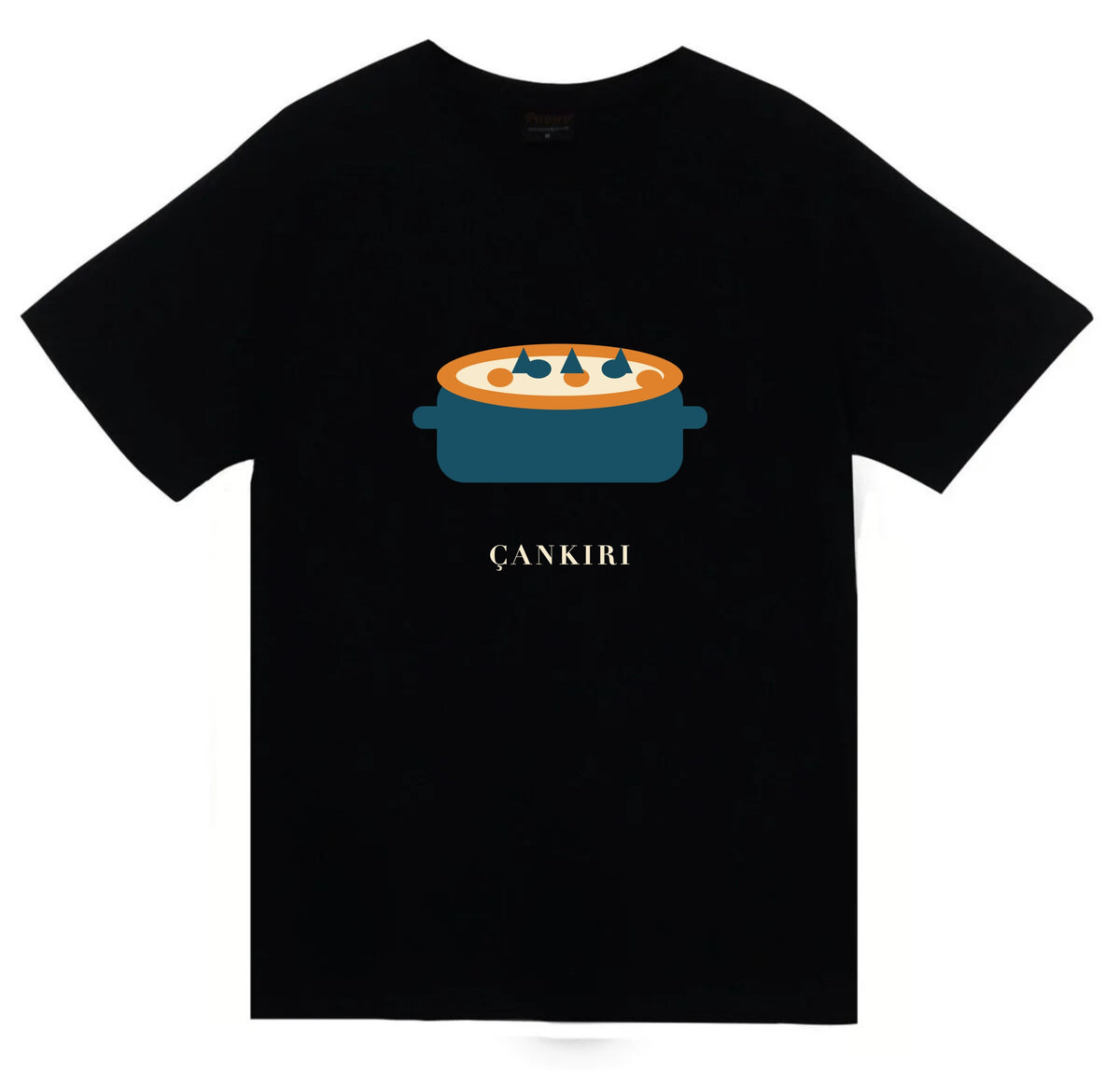 Çankırı Yaren Güveci baskılı siyah t-shirt