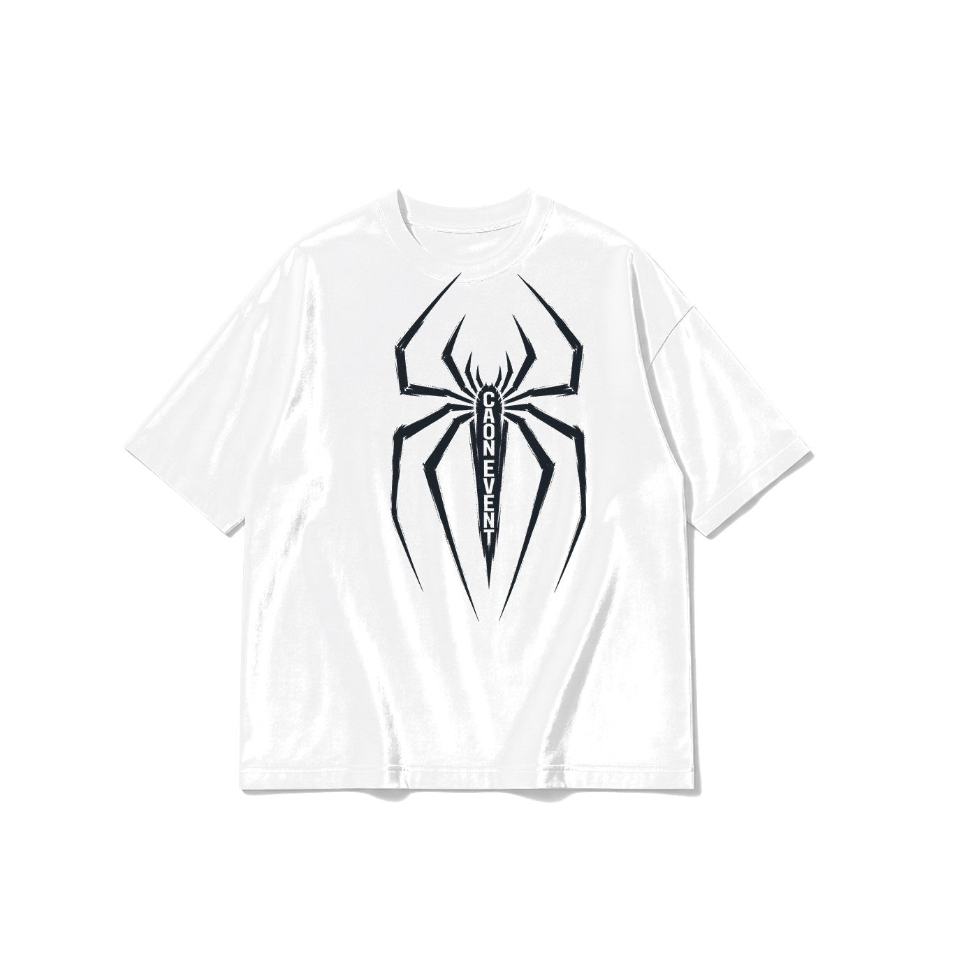 Canon Event Örümcek baskılı beyaz t-shirt
