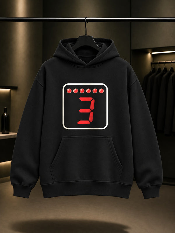 Dijital Vites Baskılı Unisex %100 Pamuk Kapüşonlu Sweatshirt · Otomobil