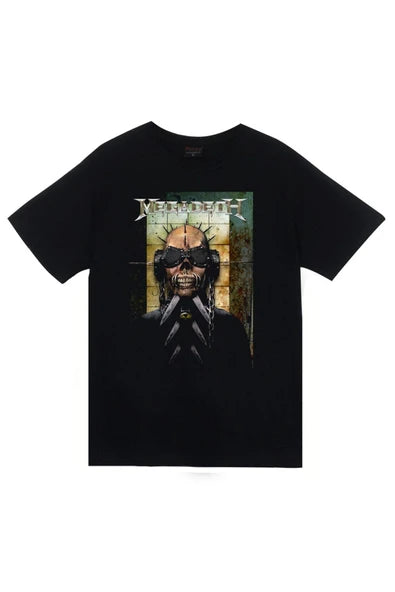 fame-stoned Megadeth Baskılı Unisex %100 Pamuk T-shirt
