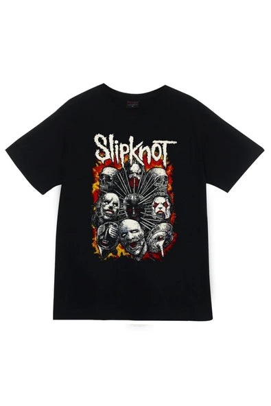 fame-stoned Slipknot Baskılı T-shirt