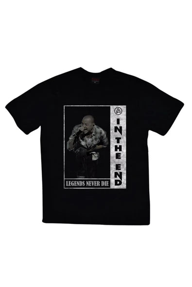 fame-stoned  Linkin Park Baskılı Unisex %100 Pamuk T-shirt