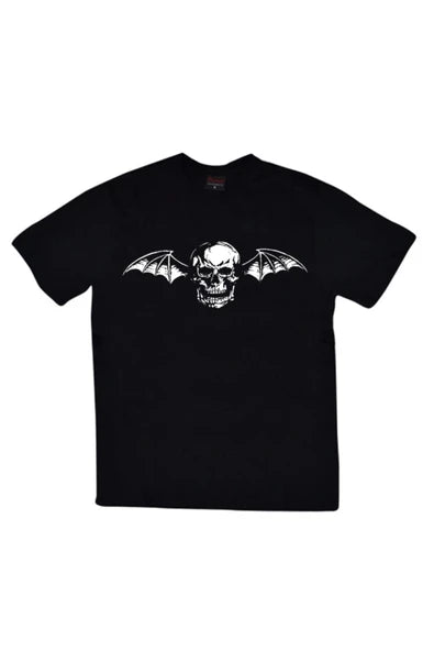 fame-stoned  Avenged Sevenfold Baskılı Unisex %100 Pamuk Siyah T-shirt