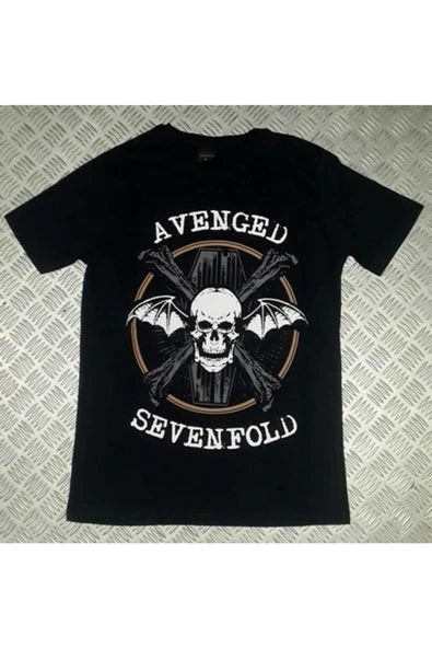 fame-stoned  Avenged Sevenfold Baskılı Unisex %100 Pamuk T-shirt