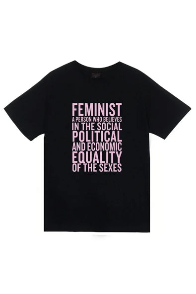 fame-stoned Feminist Baskılı T-shirt