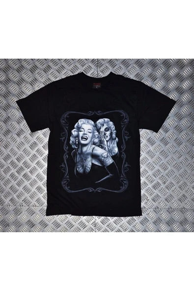 fame-stoned  Marılyn Monroe Baskılı T-shirt