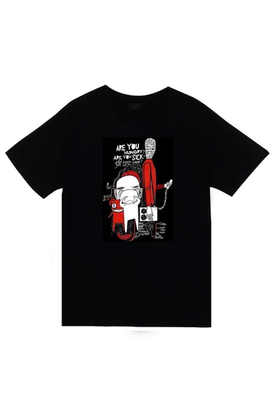 fame-stoned Radiohead Baskılı Unisex Beyaz %100 Pamuk T-shirt