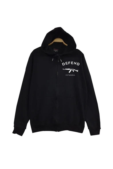 fame-stoned Defend Baskılı Sweatshirt