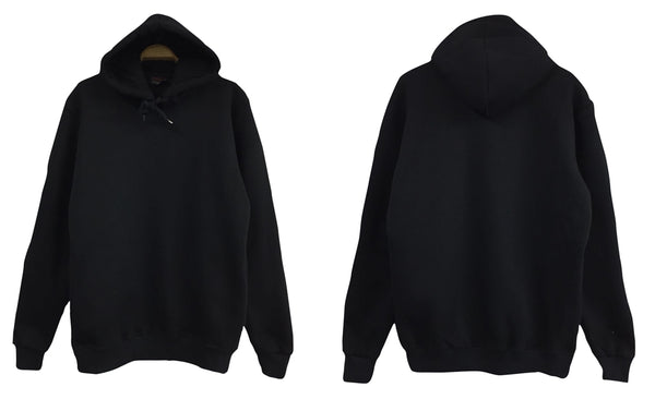 Fame Stoned baskılı siyah kapüşonlu sweatshirt
