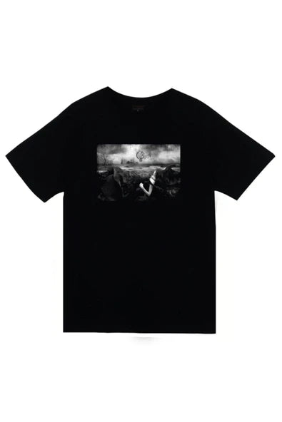 fame-stoned Opeth Müzik Grubu Baskılı Unisex %100 Pamuk Siyah T-shirt