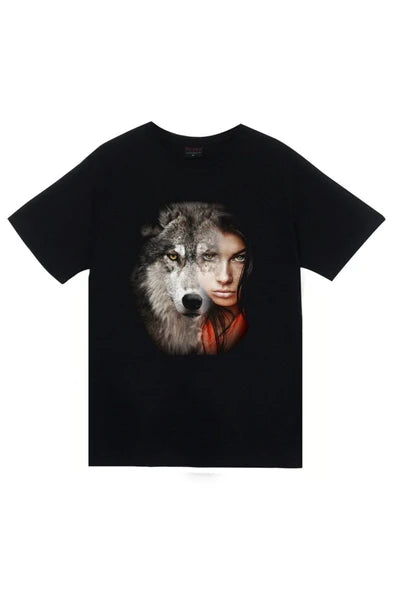 fame-stoned  Kurt Baskılı Unisex %100 Pamuk Siyah T-shirt