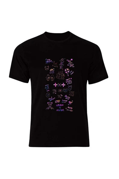 fame-stoned  Txt Kpop Müzik Grubu Baskılı Unisex %100 Pamuk T-shirt (YEONJUN,SOOBİN,BEOMGYU,TAEHYUN,HUENİNG KAİ)