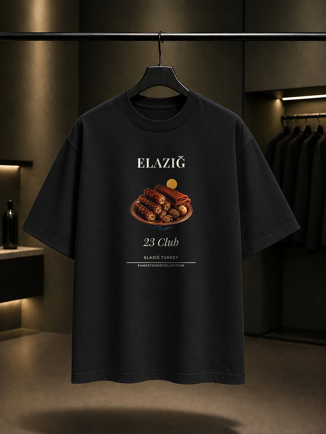 Elazığ Orcik Pestil 23 Club Tişört Siyah