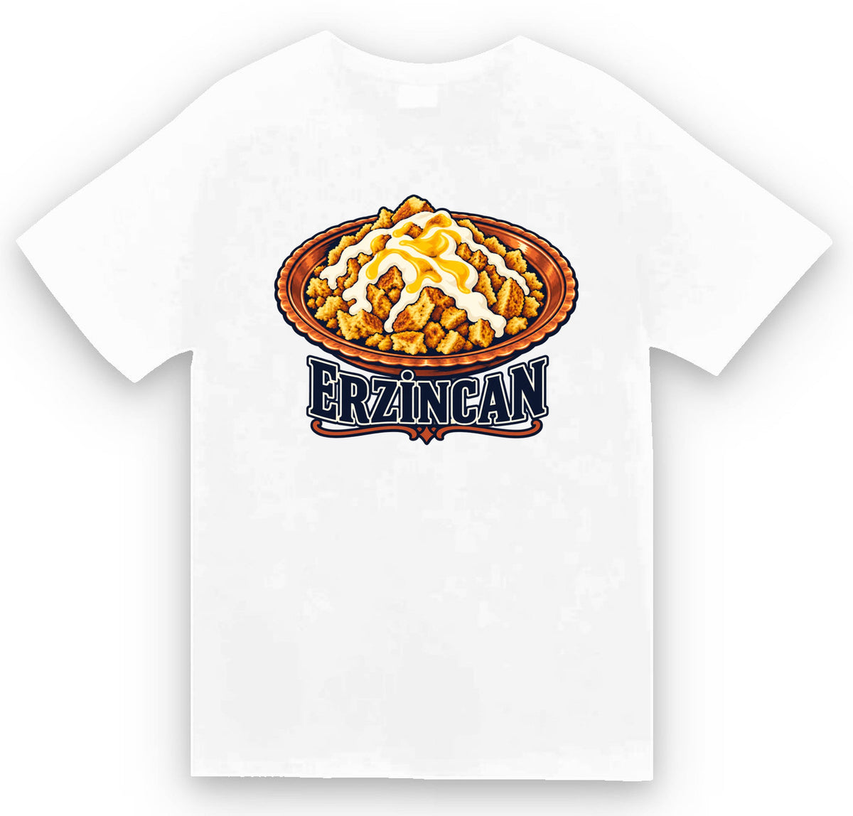 Erzincan Babikko baskılı beyaz t-shirt