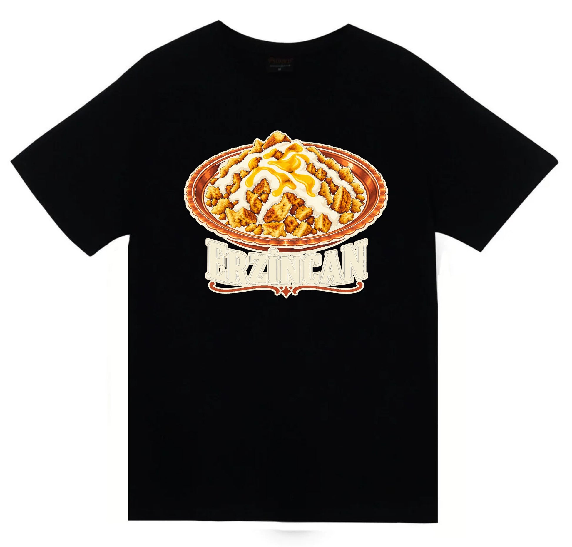 Erzincan Babikko baskılı siyah t-shirt