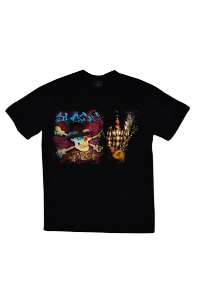 fame-stoned  Guns N Roses Baskılı Unisex %100 Pamuk Siyah T-shirt