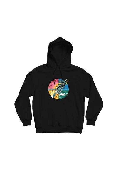 fame-stoned Pink Floyd Baskılı Kapşonlu Sweatshirt